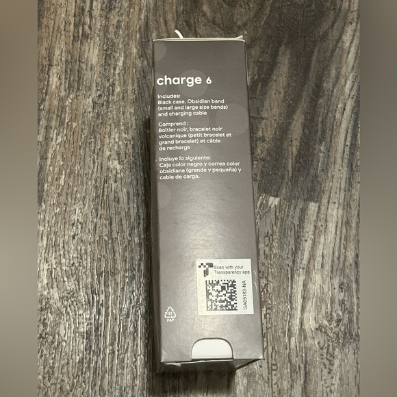 Fitbit Charge 6 By Google New In Box Obsidian Band Black Case - Picture 2 of 5